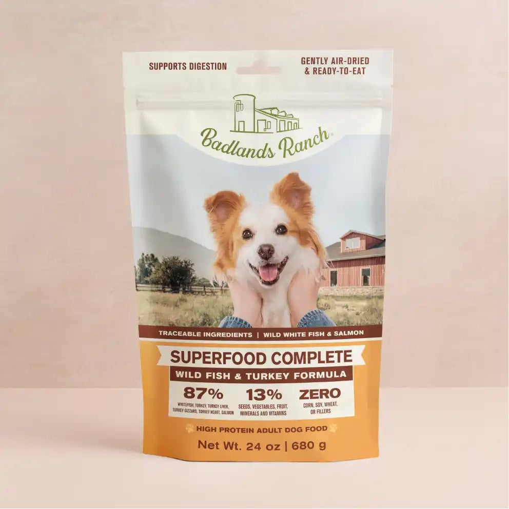 Badlands Ranch Wild Fish & Turkey Formula Dog Food