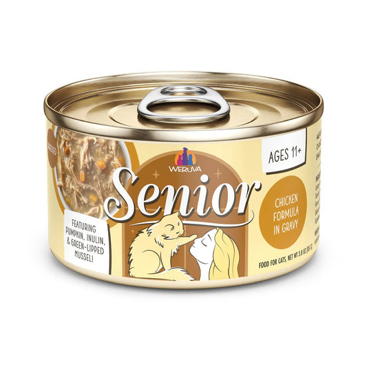 Chicken Formula in Gravy Wet Food for Senior Cats by Weruva
