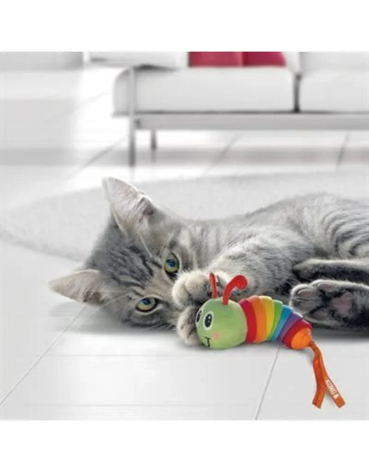 Kong Cat Toy Bat-A-Bout Clackz Caterpillar