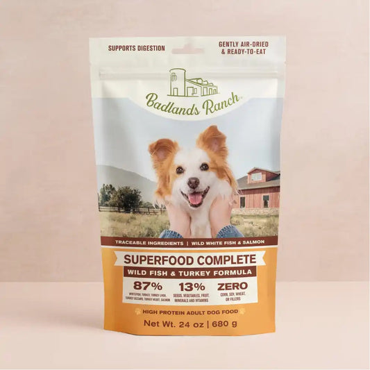 Badlands Ranch Wild Fish & Turkey Formula Dog Food