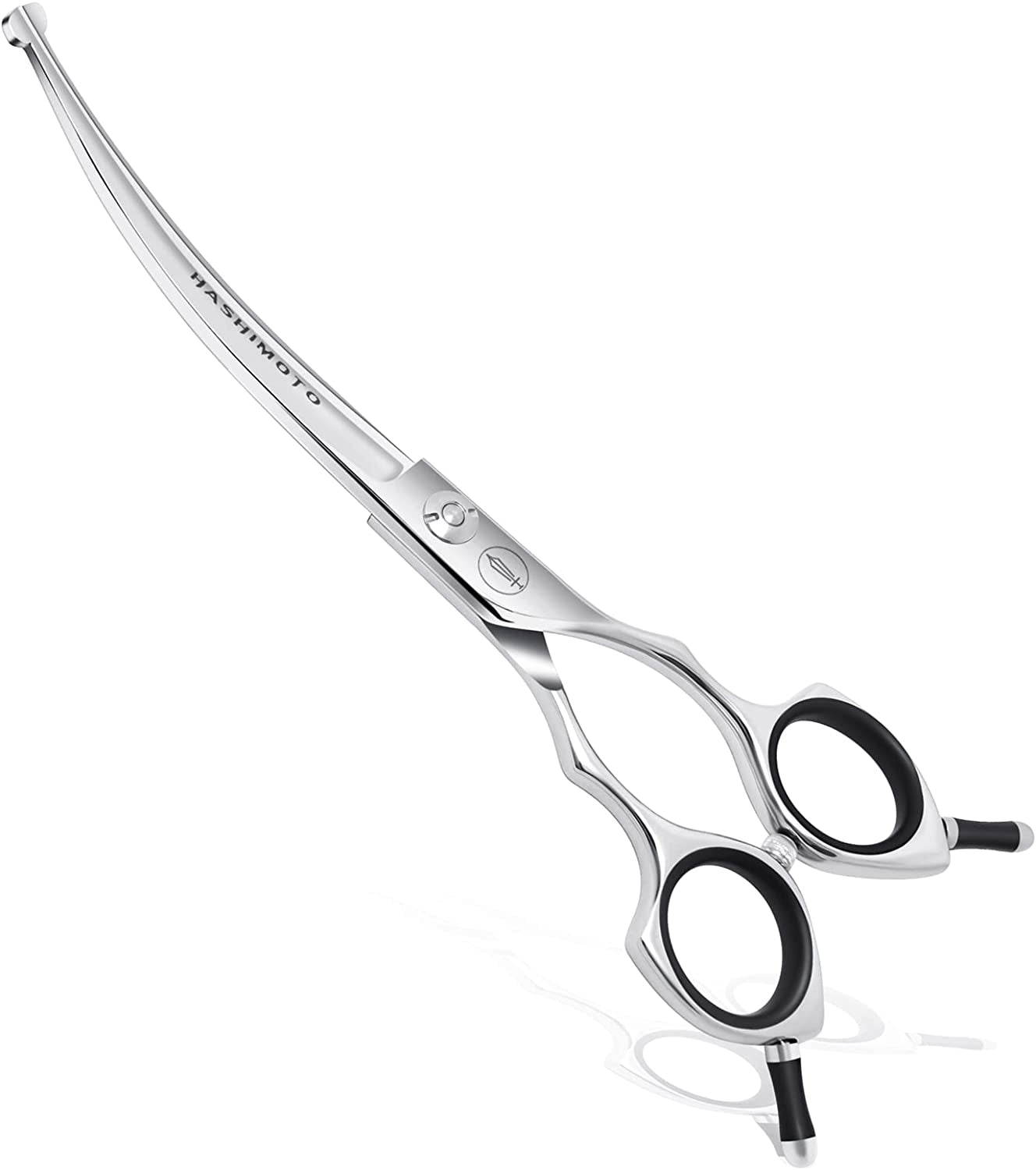 Curved Scissors for Dog Grooming,6.5 Inches,Safety round Tip Design. (Ball-Tip)
