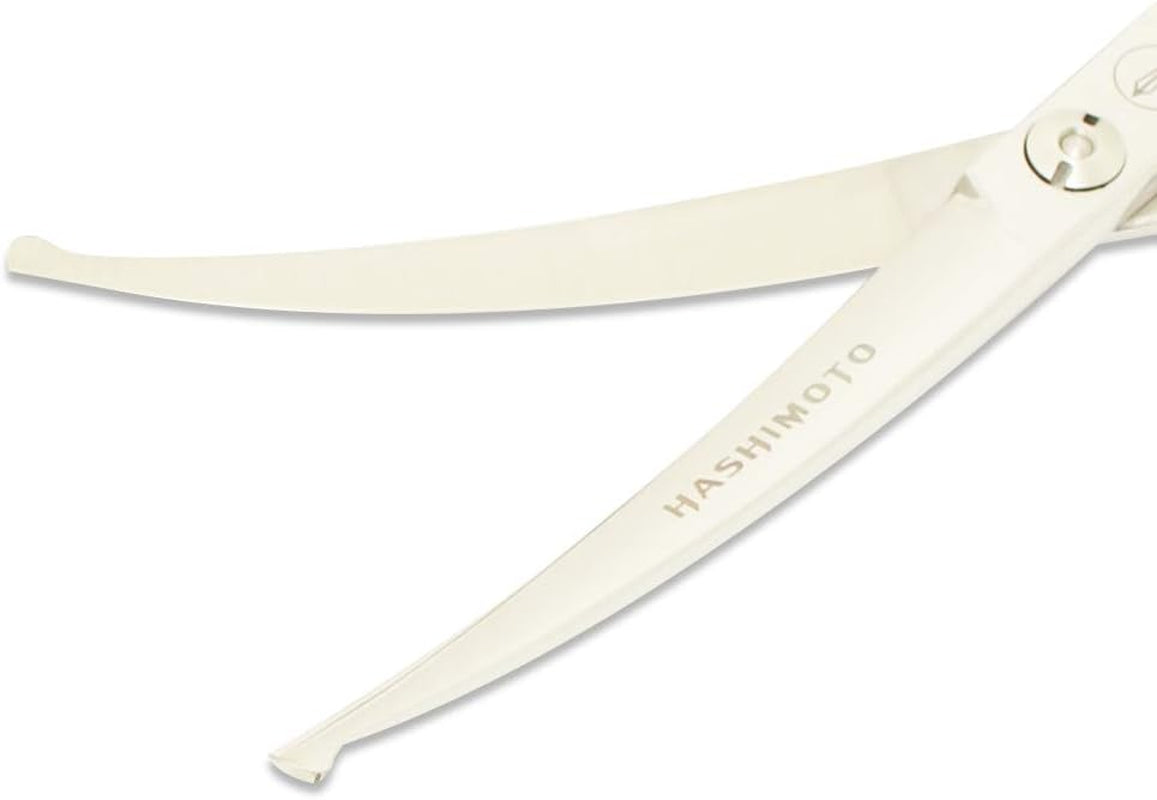 Curved Scissors for Dog Grooming,6.5 Inches,Safety round Tip Design. (Ball-Tip)